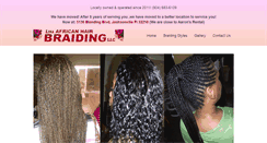 Desktop Screenshot of linaafricanhairbraiding.com